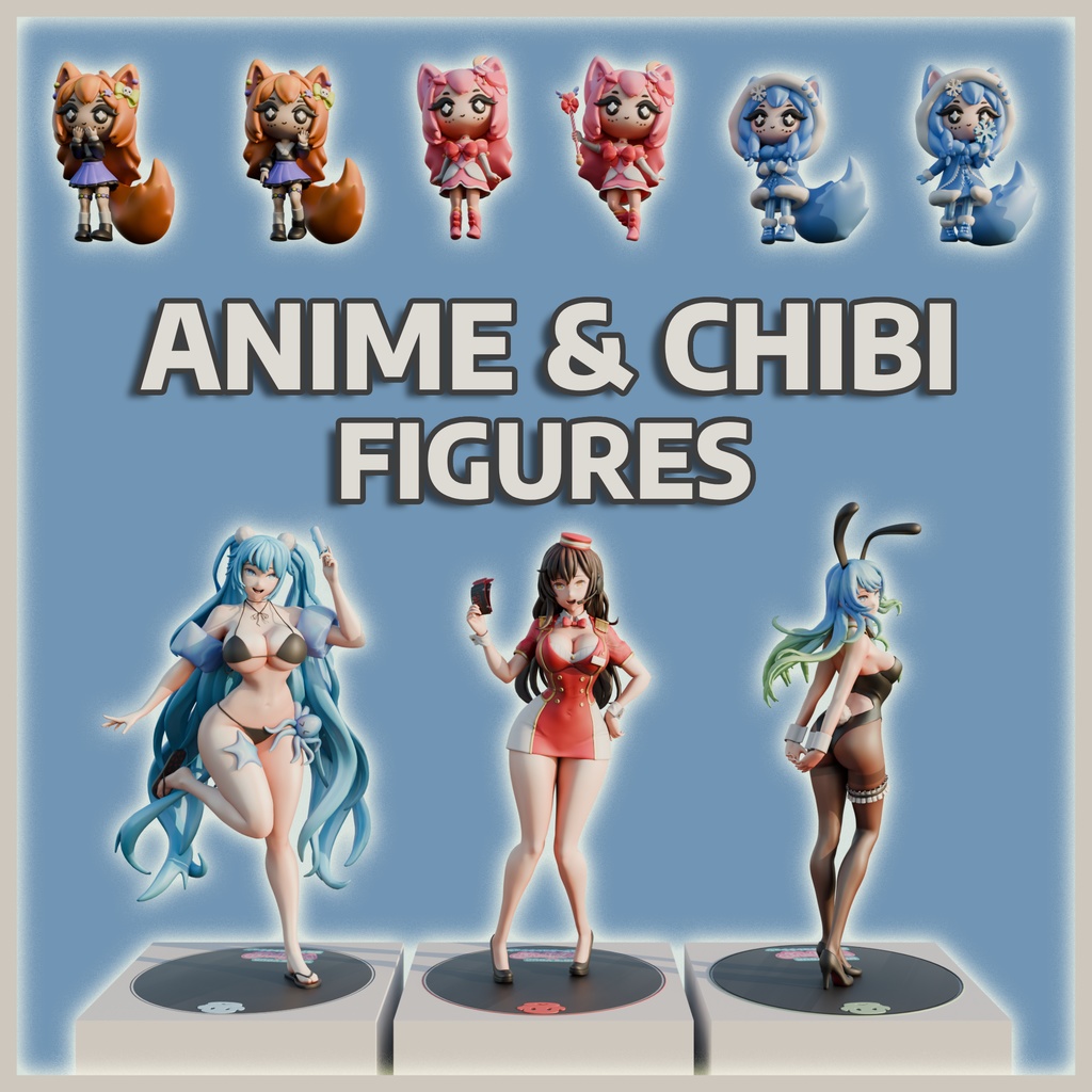 Anime & Chibi Figurines | VRChat
