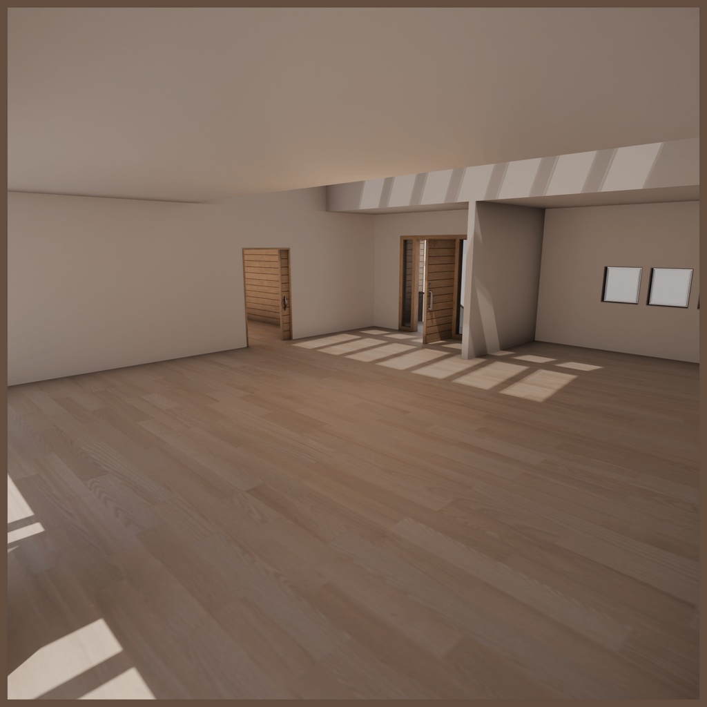 Low Poly Modern Beachside House