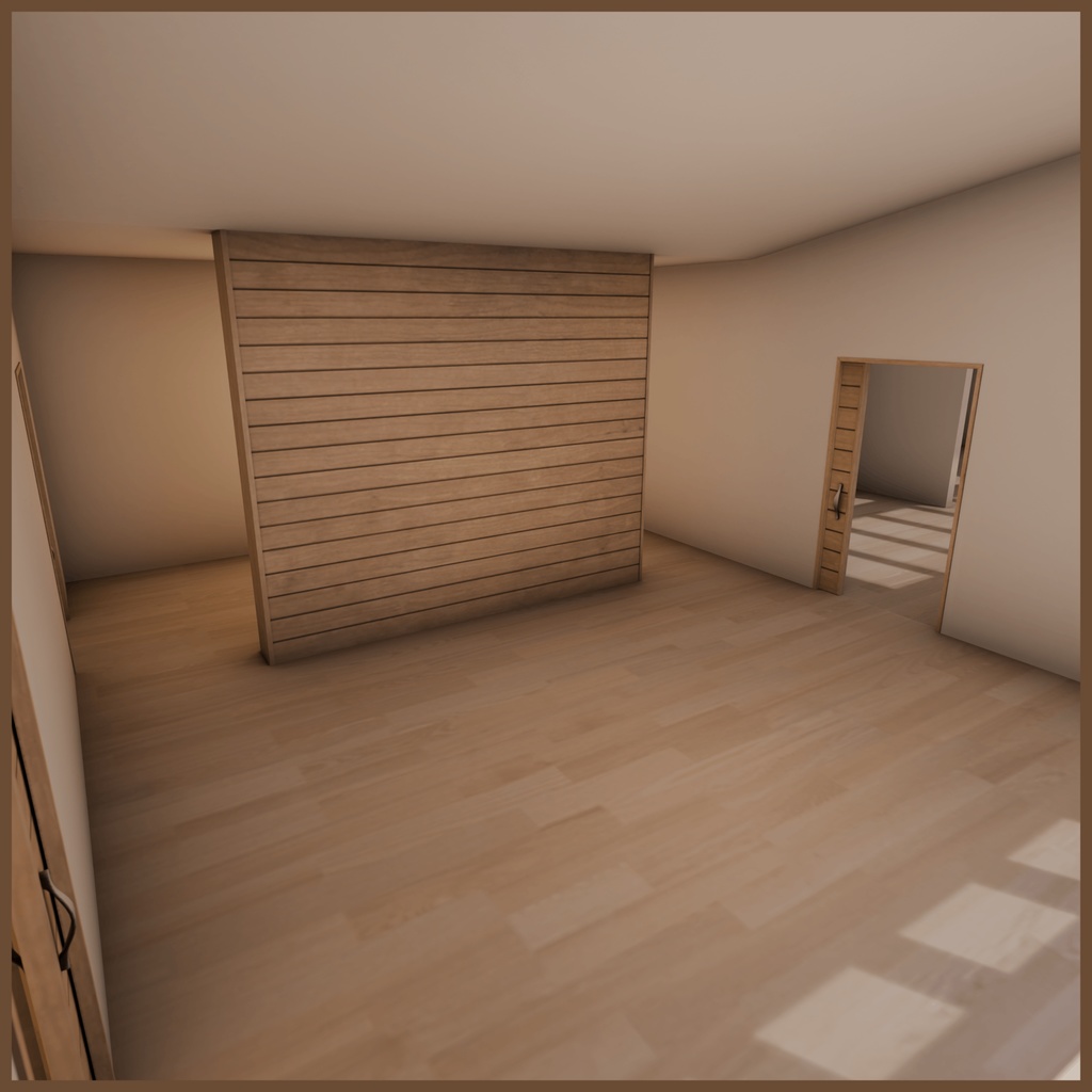 Low Poly Modern Beachside House