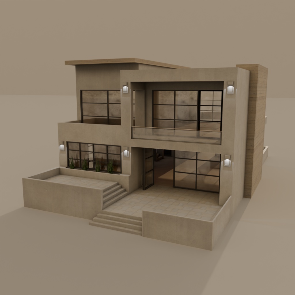 【VRC想定】モダンな家 Modern Home World