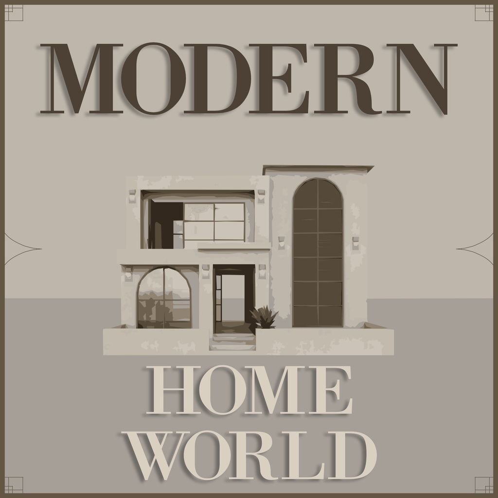 【VRC想定】モダンな家 Modern Home World