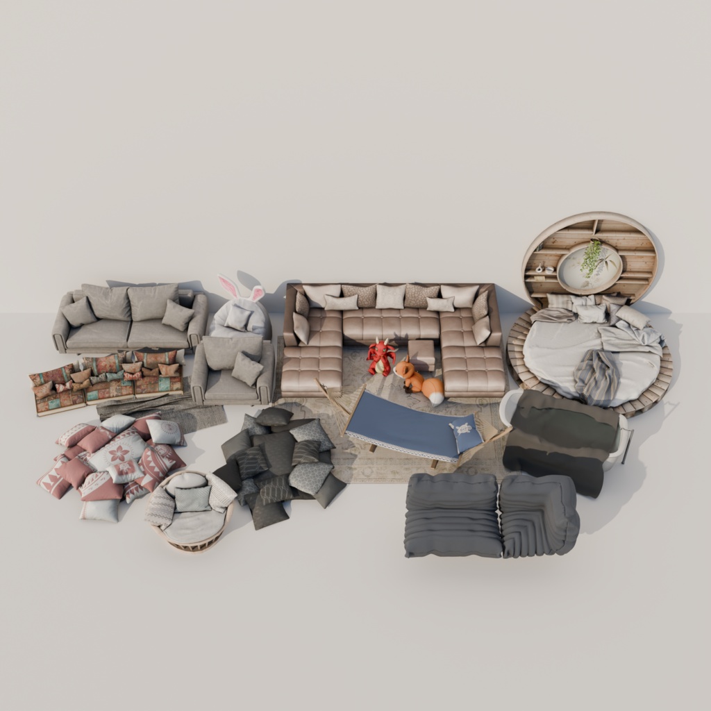 【VRChat】Cozy Asset Pack V3! 居心地の良い