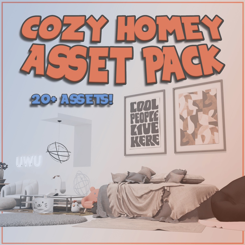 Cozy Homey Asset Pack <3