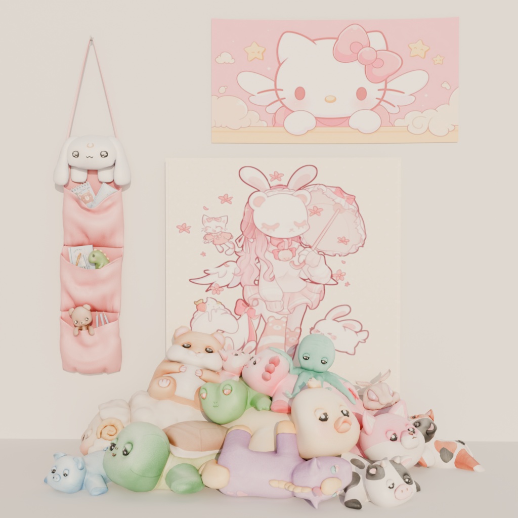 Pink Sakura Gaming Setup + Deco! ⋆。°✩