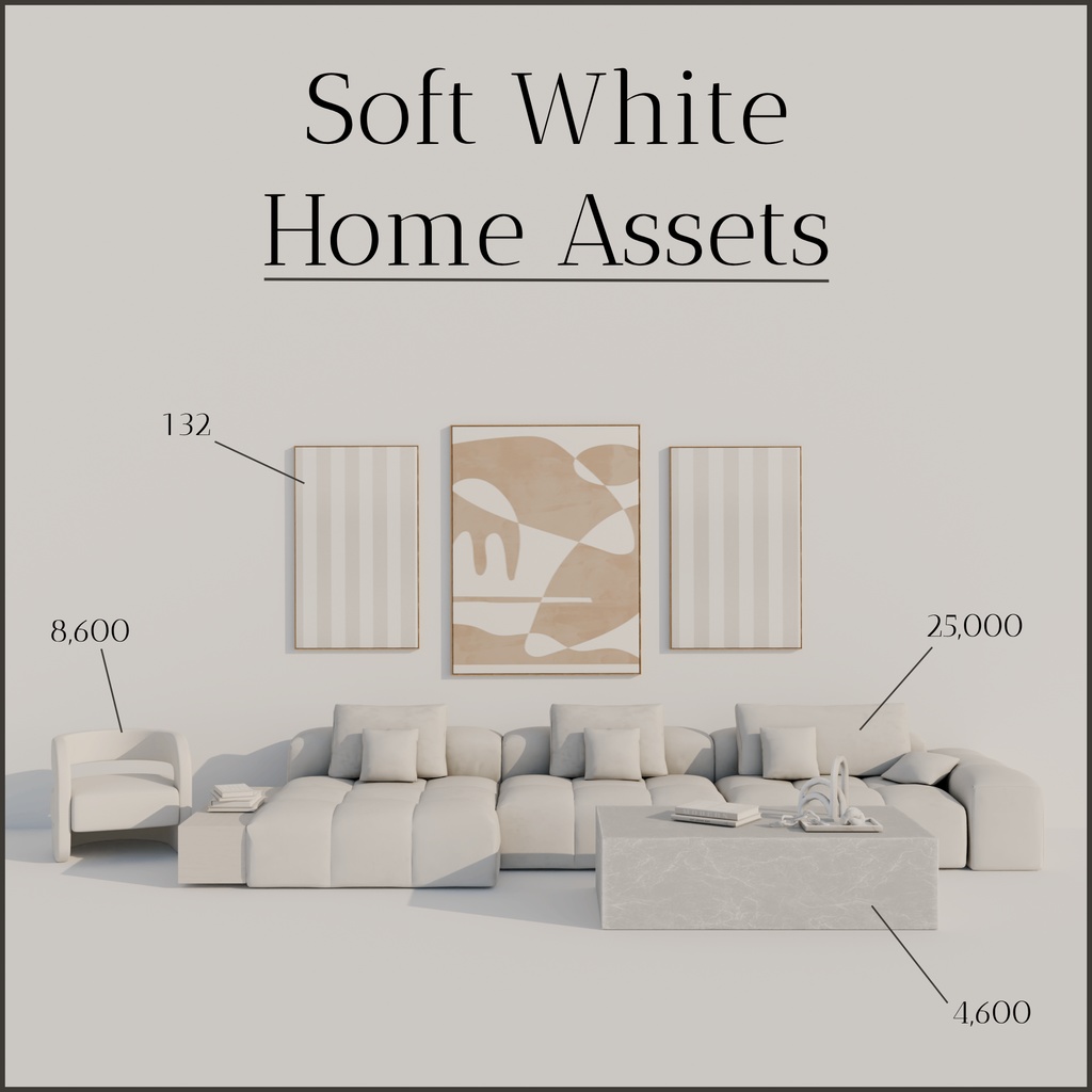 Soft White Home Assets