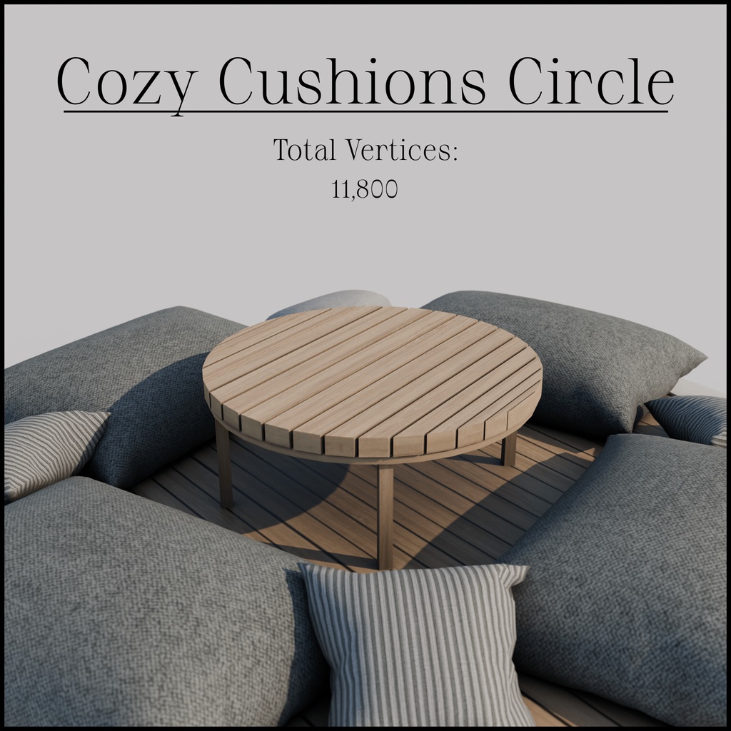 Cozy Cushions Circle