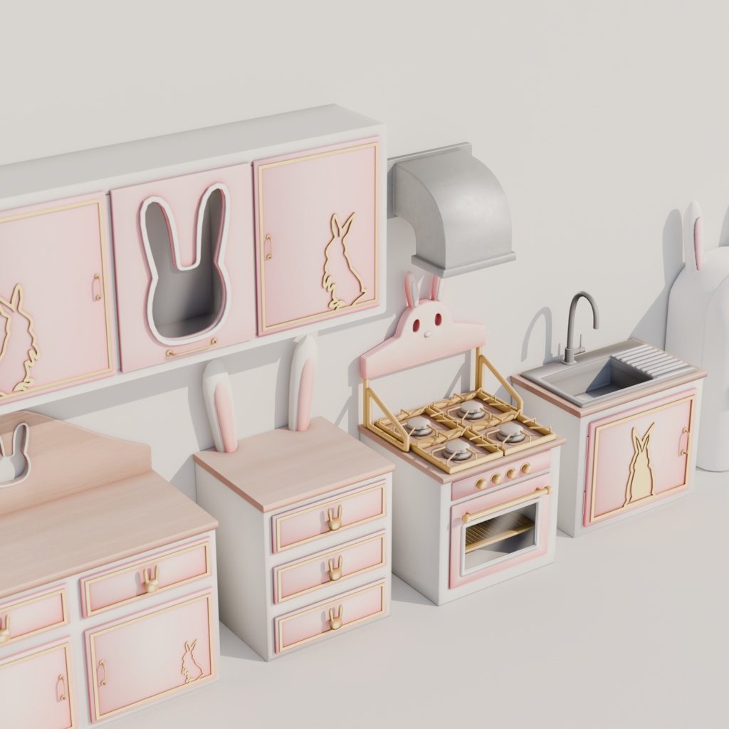 Bunny Kitchen Set!