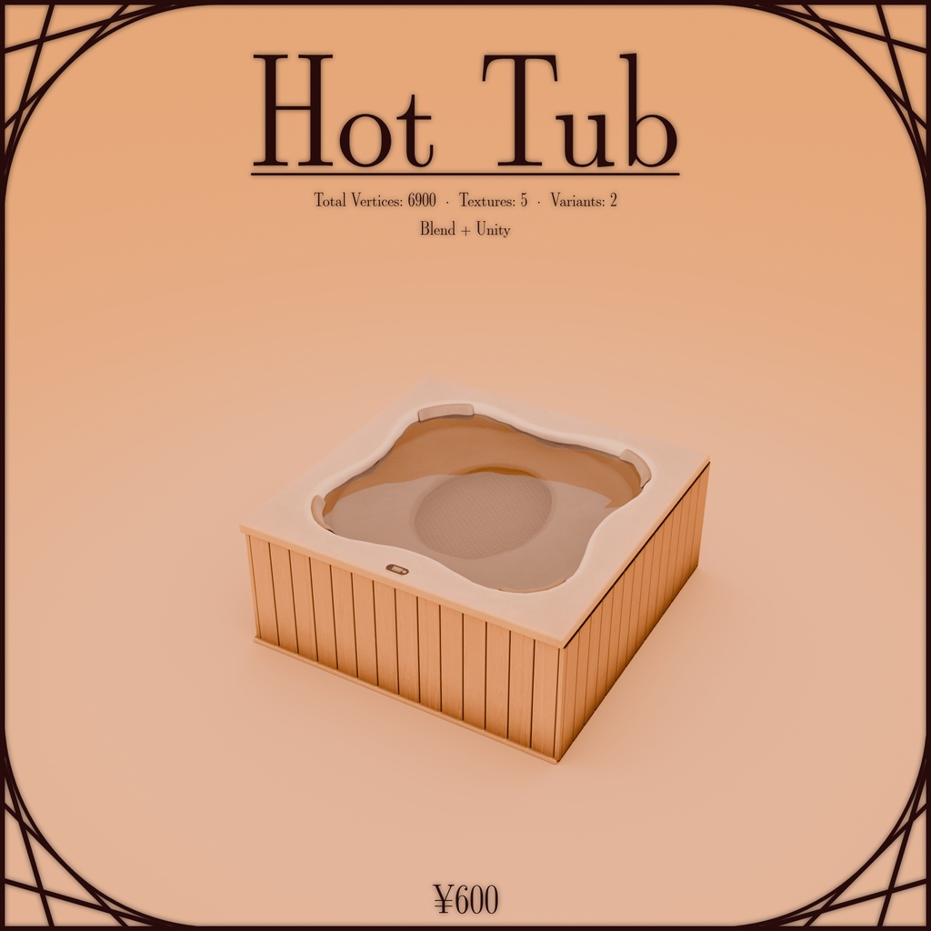 [VRChat] Hot Tub - 2 Versions