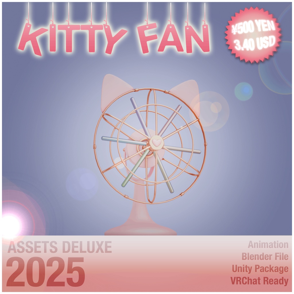 Kitty Fan (Animated) 