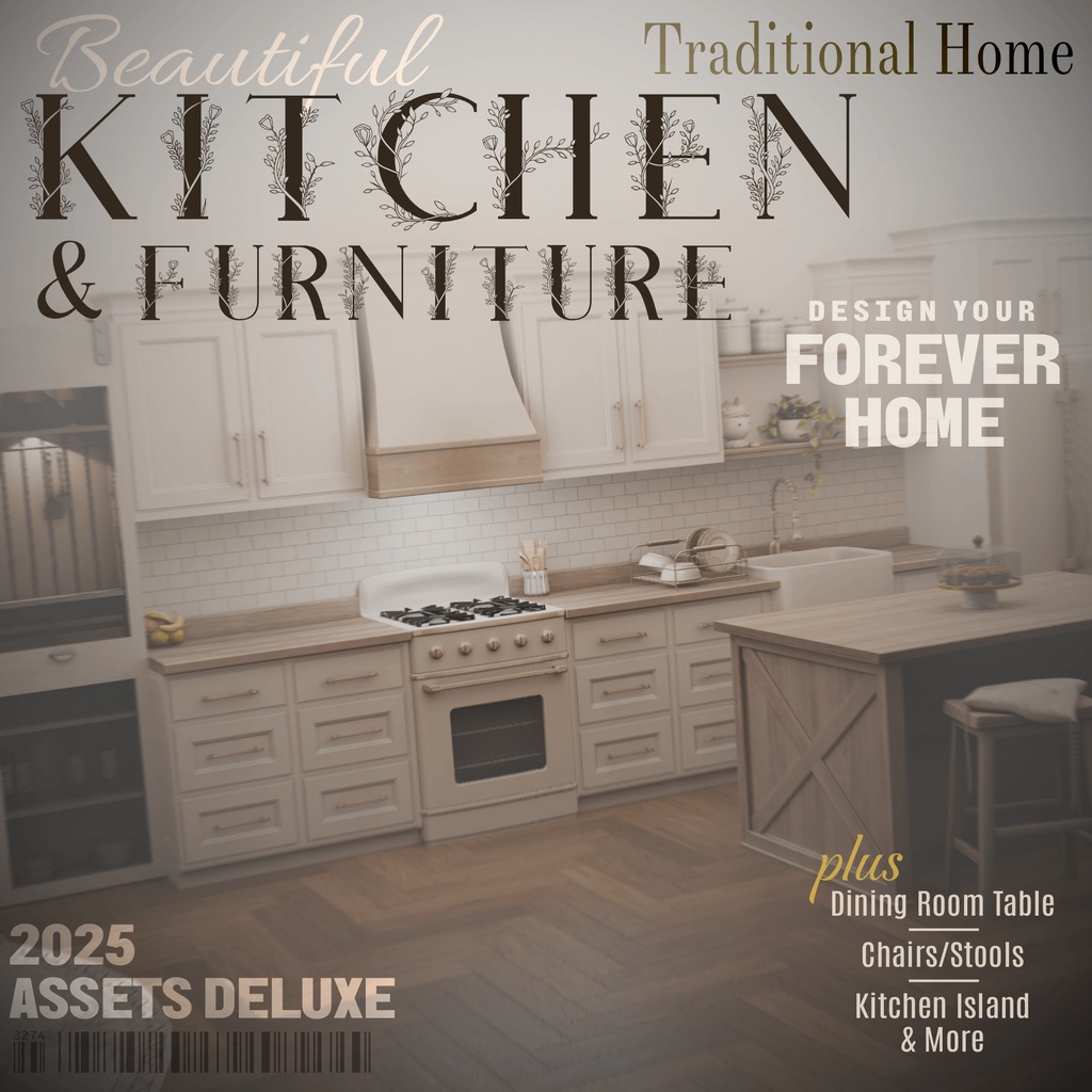 Kitchen & Furniture Set | VRChat