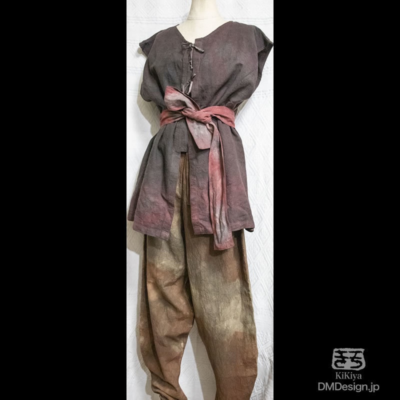 特注)(F)手染め一点ものファンタジーウェア「あのズボン」/LarpLus wear