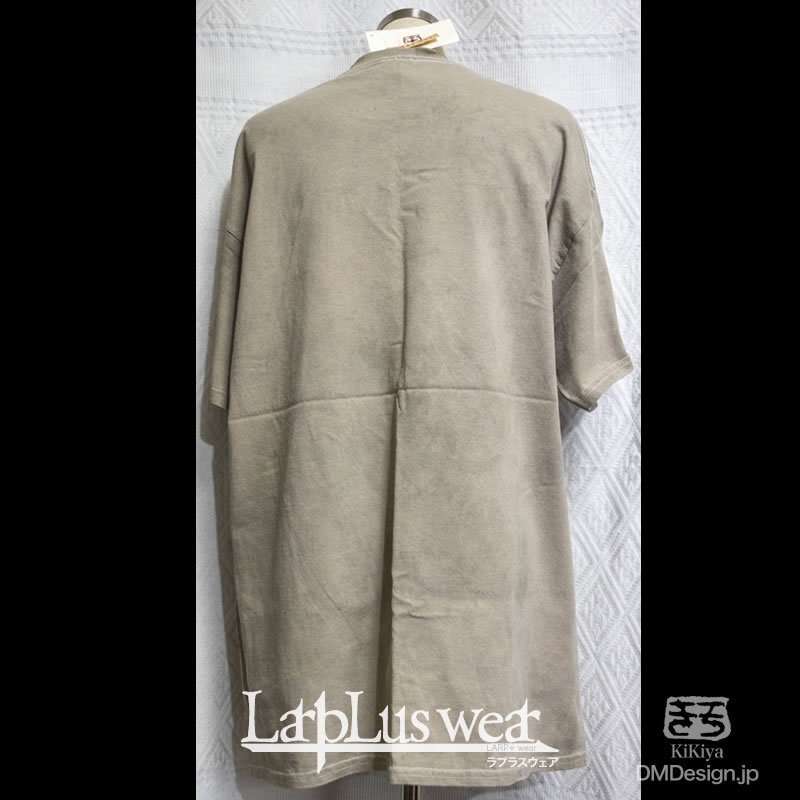 (L)草木染めTシャツ「栗(グレー)」(1-100)