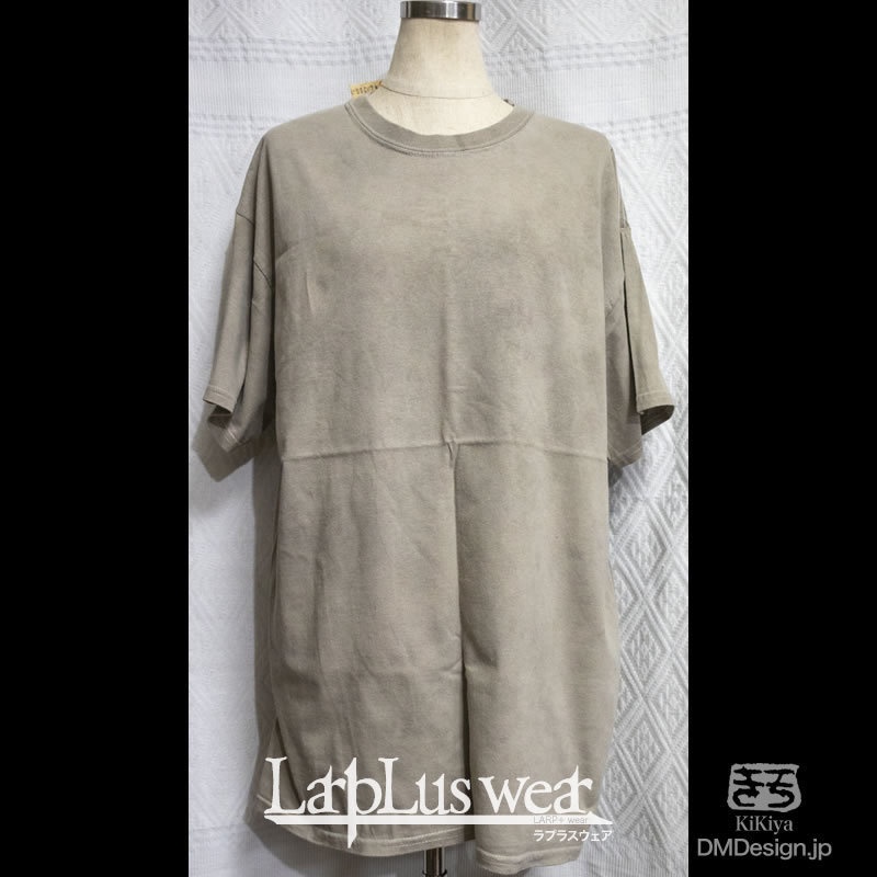 (L)草木染めTシャツ「栗(グレー)」(1-100)