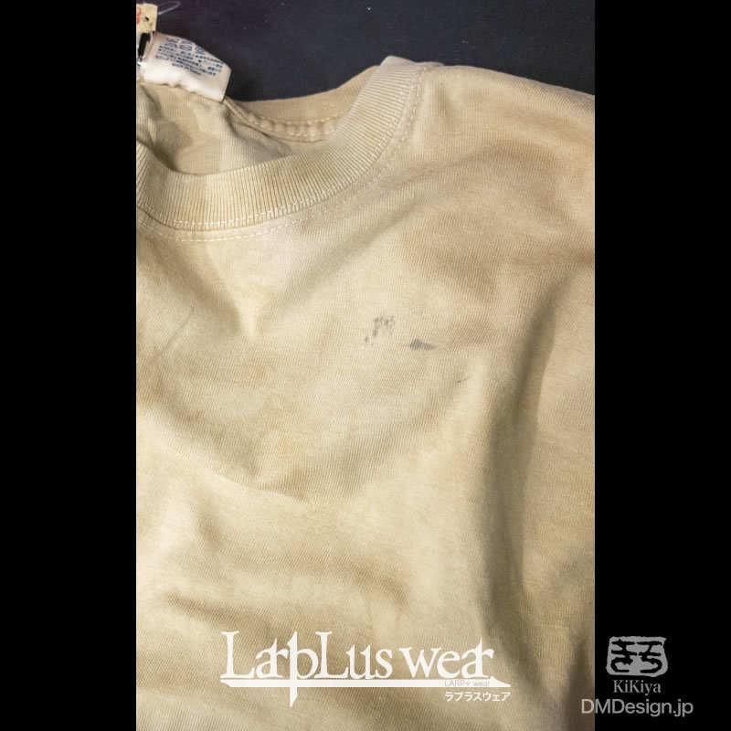 (S,M,XL)草木染めTシャツ「栗(黄茶)」(1-084〜087)