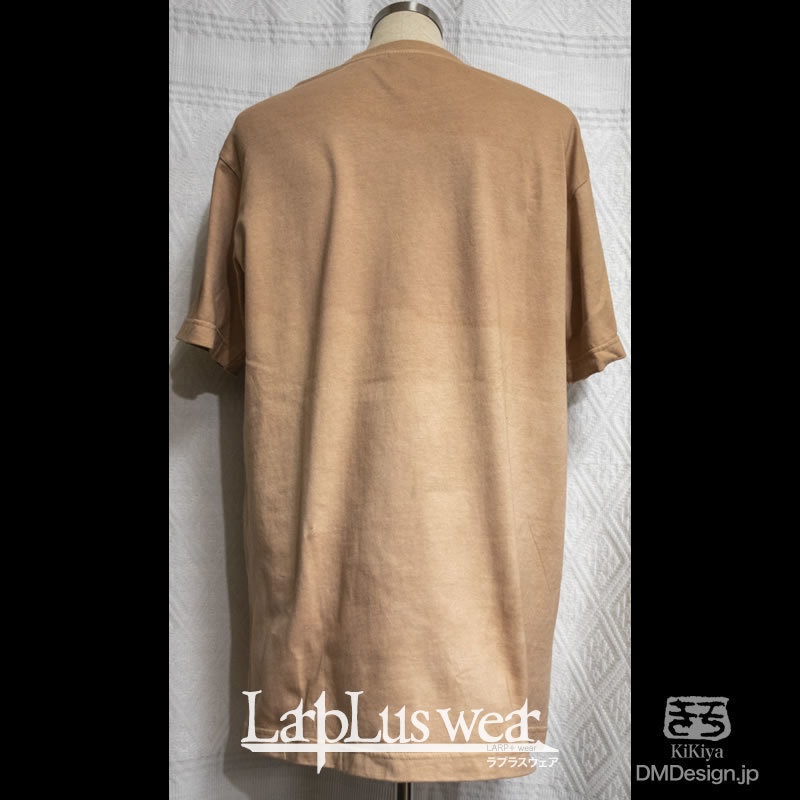 (M、L)手染め一点もの「たまねぎ(TaMaNeGi)グラデーション」Tシャツ(1-374,375)