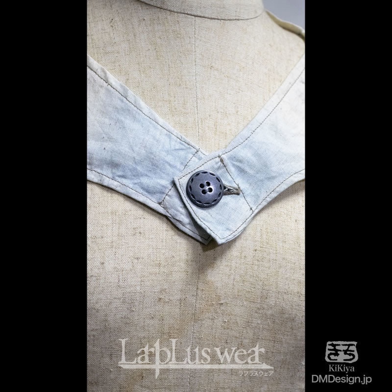 (F)オリジナル手染め「アームガード(青グラデ、訳あり)」(5-088)LarpLuswear