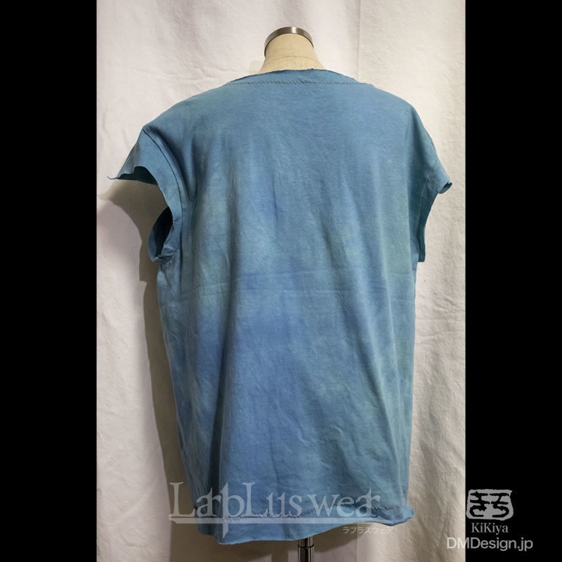 (L相当)手染め一点ものファンタジーウェア「あの服」(青)(1-438)/LarpLus wear