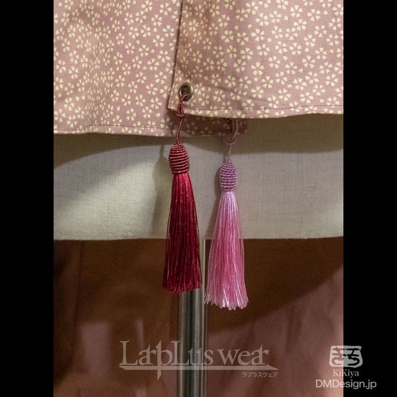 創作ファンタジー和装「インバネス風マント(桜)」(8-258)