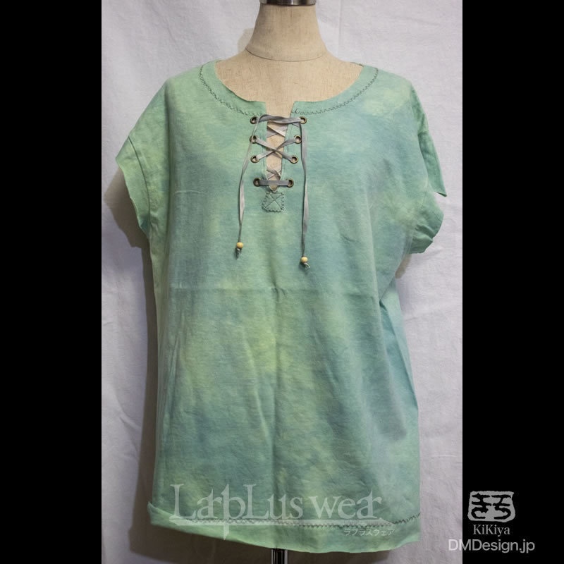 (L相当)手染め一点ものファンタジーウェア「あの服」(淡緑)(1-475)/LarpLus wear