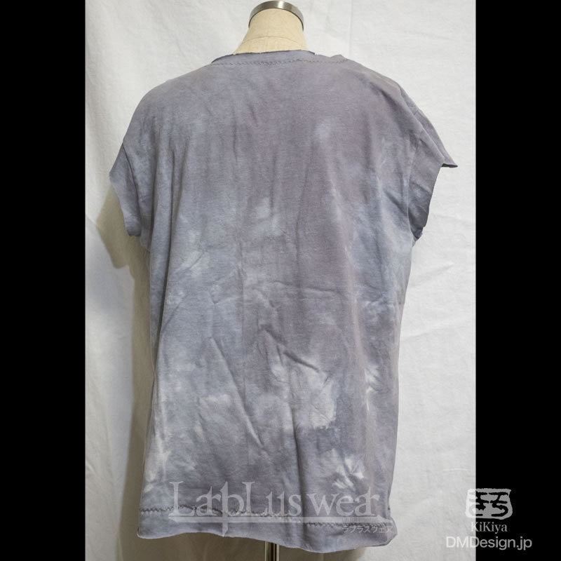 (M相当)手染め一点ものファンタジーウェア「あの服」(青灰)(1-476)/LarpLus wear