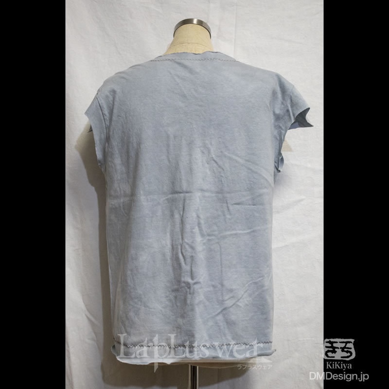 (S相当)手染め一点ものファンタジーウェア「あの服」(淡青)(1-477)/LarpLus wear