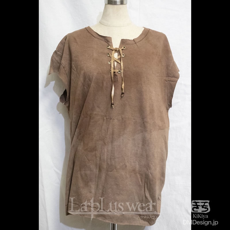 (L相当)手染め一点ものファンタジーウェア「あの服」(濃茶)(1-480)/LarpLus wear