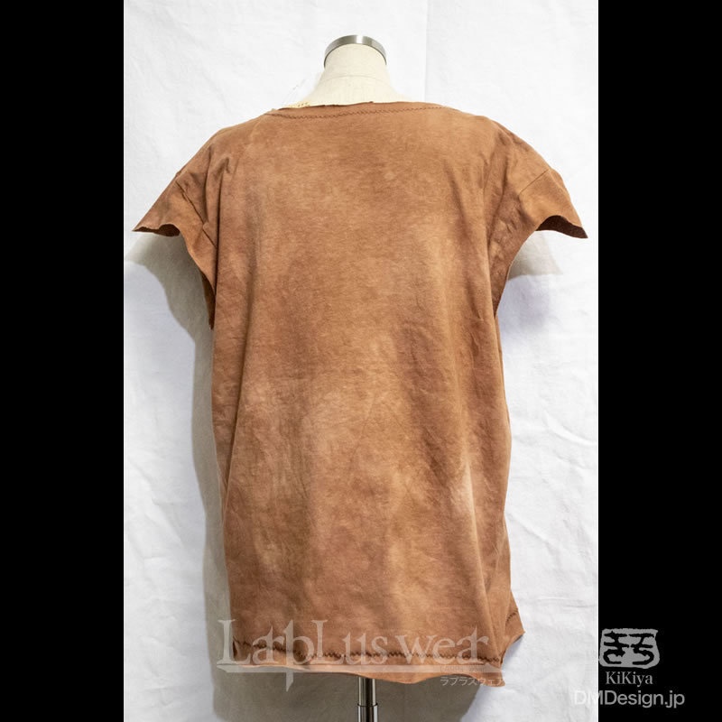 (L相当)手染め一点ものファンタジーウェア「あの服」(赤茶)(1-486)/LarpLus wear