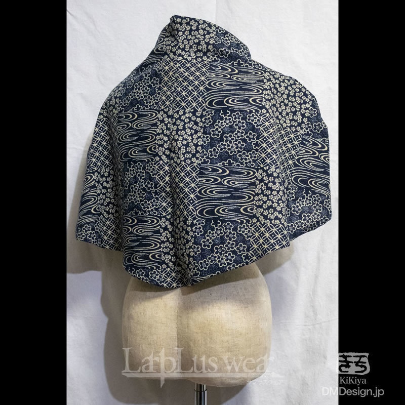 ファンタジー和装「Sマント」(青柄)(8-283)/LarpLuswear