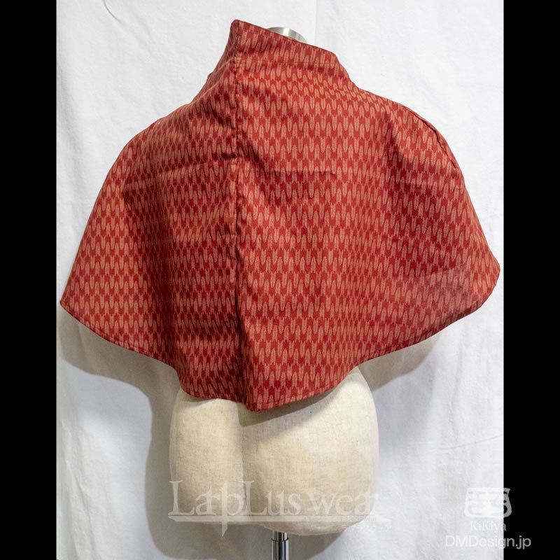 ファンタジー和装「Sマント」(赤矢羽柄)(8-281)/LarpLuswear