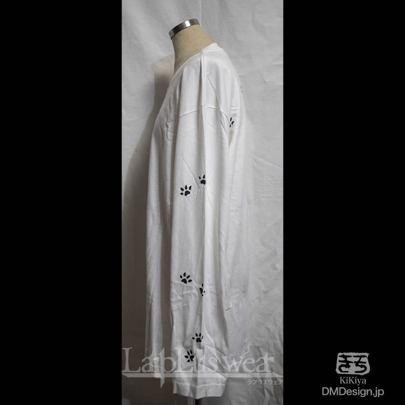 (XL)MADCAT Tシャツ「白T」黒猫 (1-153)