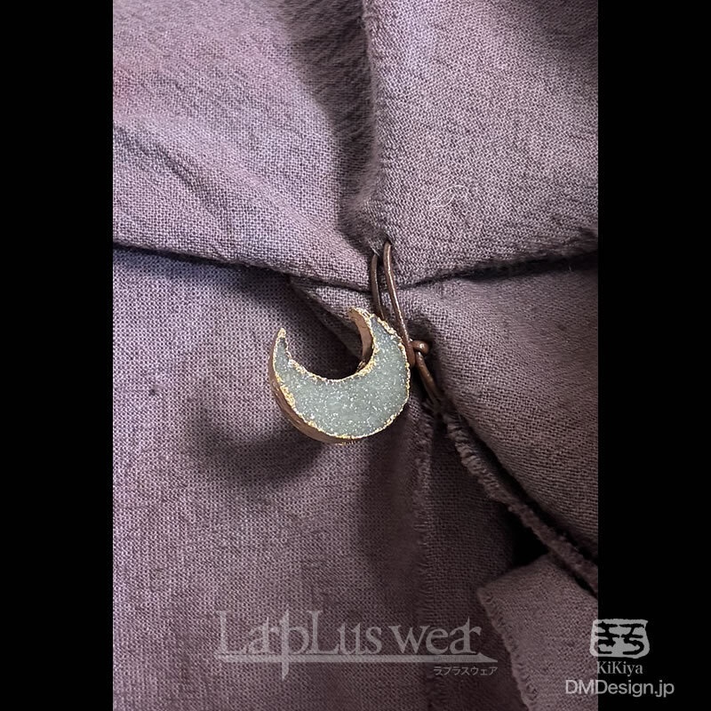(XL)手染め一点モノ「冒険者マント」(ブラックパープル)(8-292)/LarpLuswear