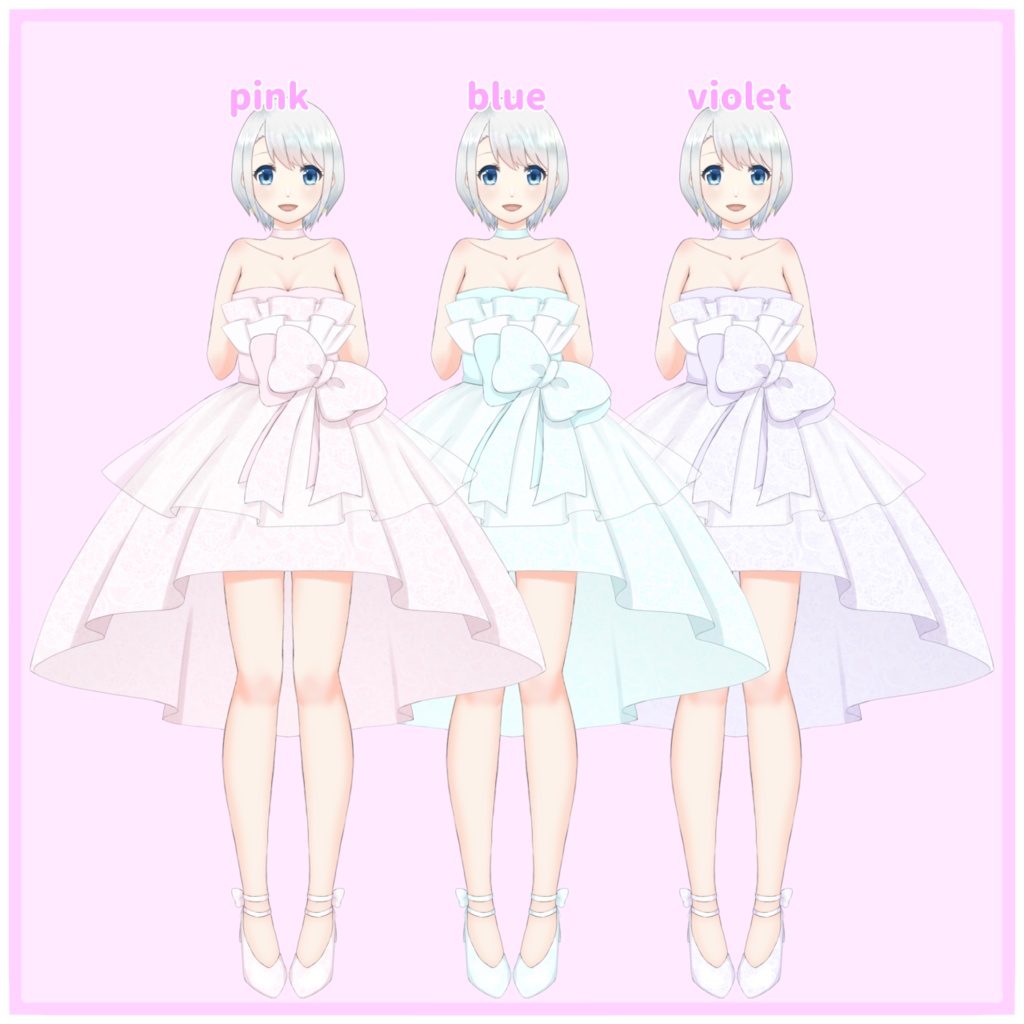 【フリー素材】ウェディングドレス