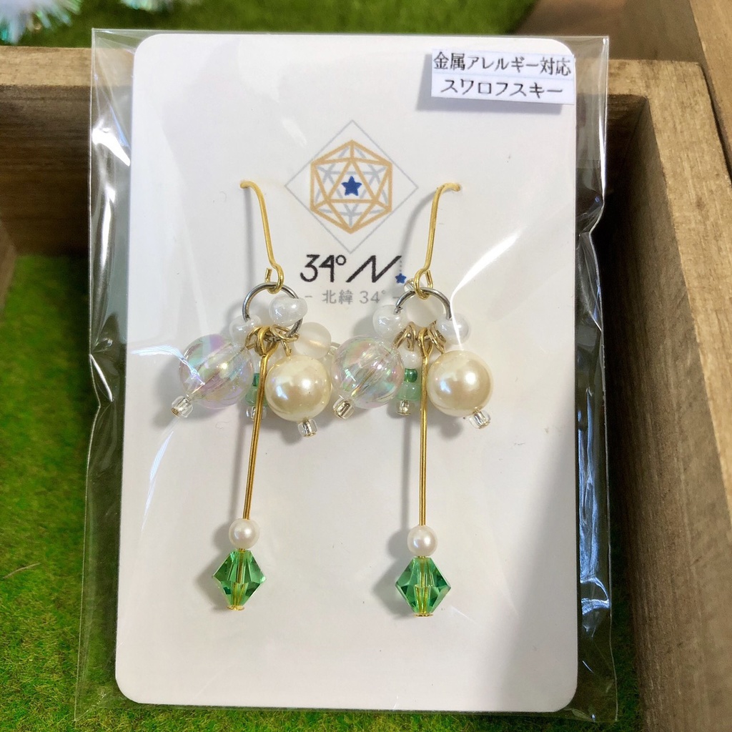 魔動石のネックレス&ピアス