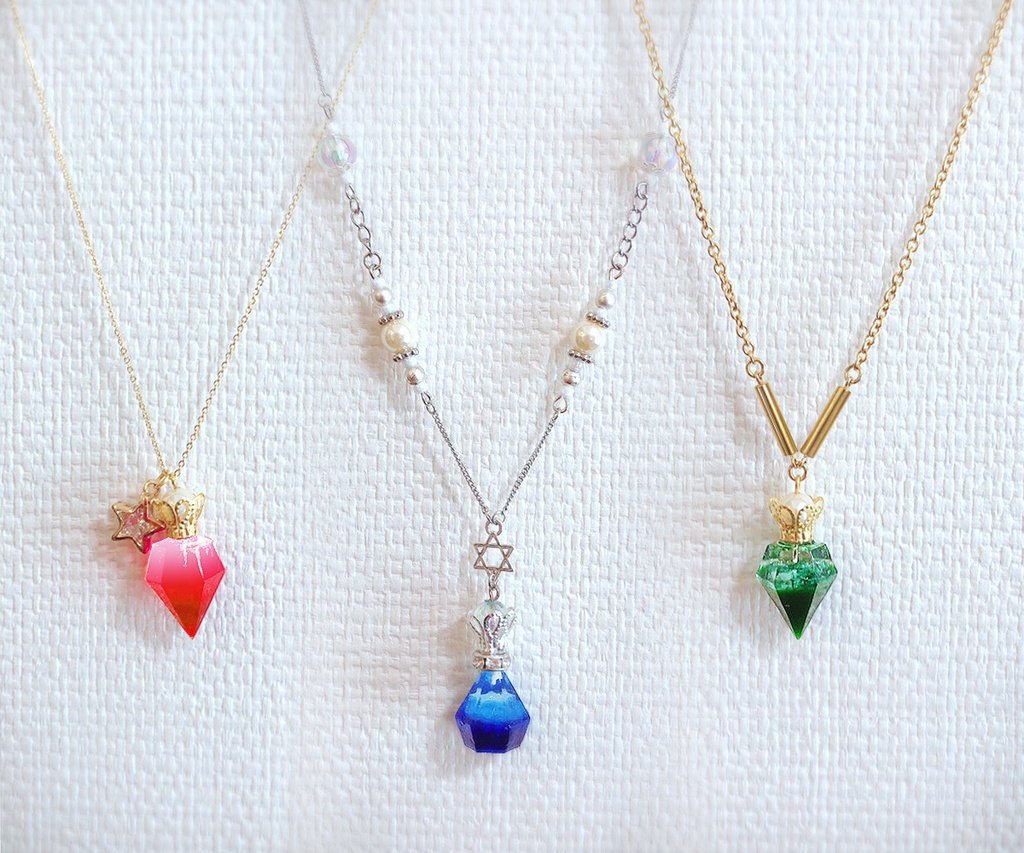 魔動石のネックレス＆ピアス