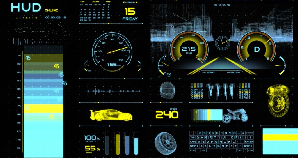 AEP | 200+ HUD (Heads Up Display) SCI-FI MV ASSETS | Click Preview Image