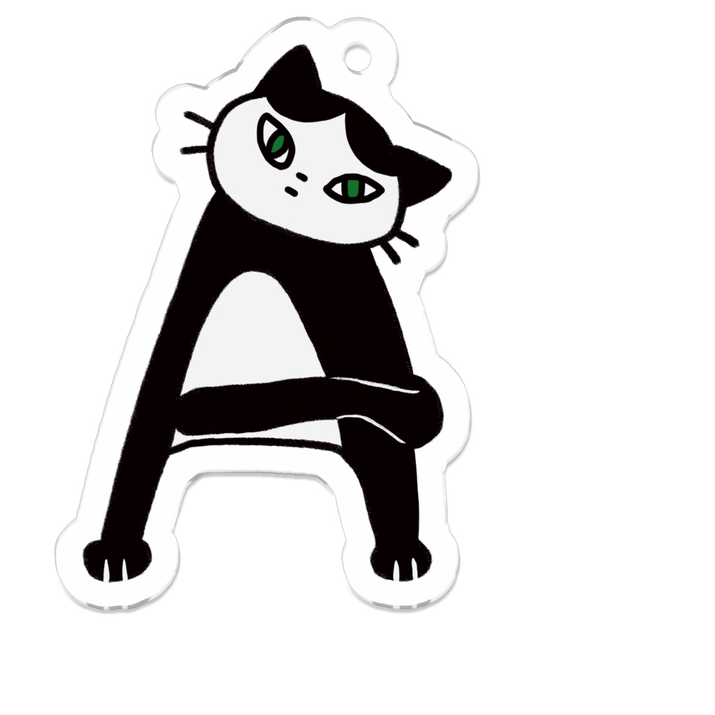 12 アイテムズ アルファベットアート:Aの猫