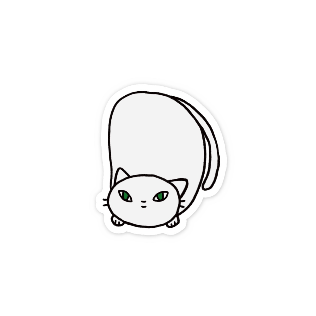 アルファベットアート:Dの猫