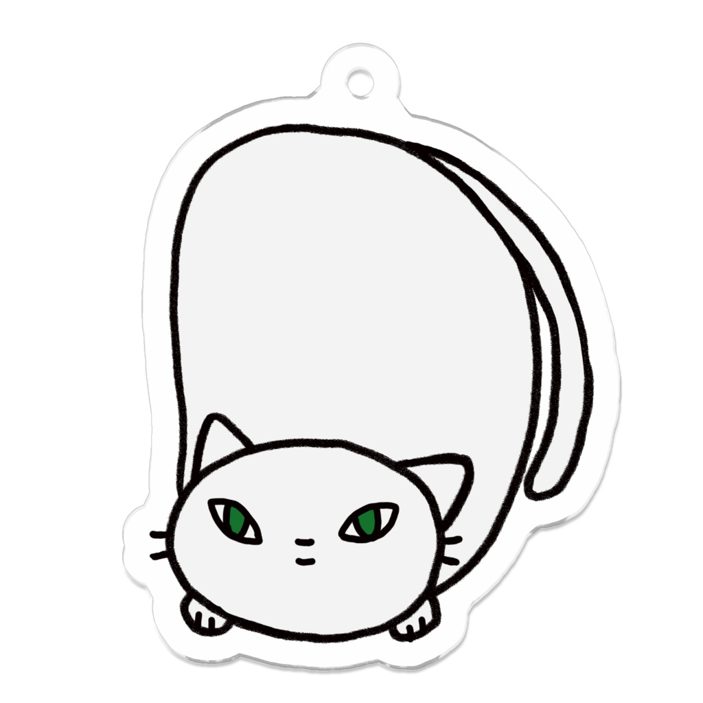 アルファベットアート：Dの猫