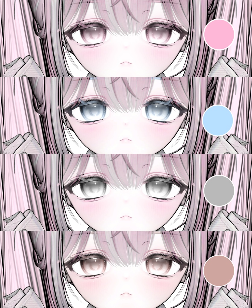 【クマリ】୨୧ make up & eye texture ♡ Kumaly ୨୧