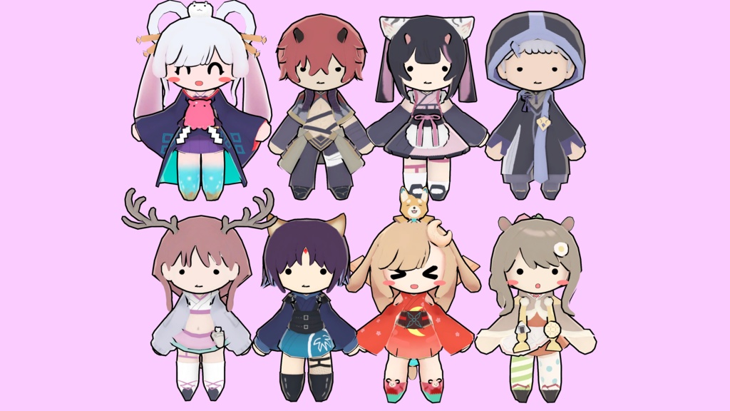 【無料】超かぐや姫！の人形モデル【非公式】