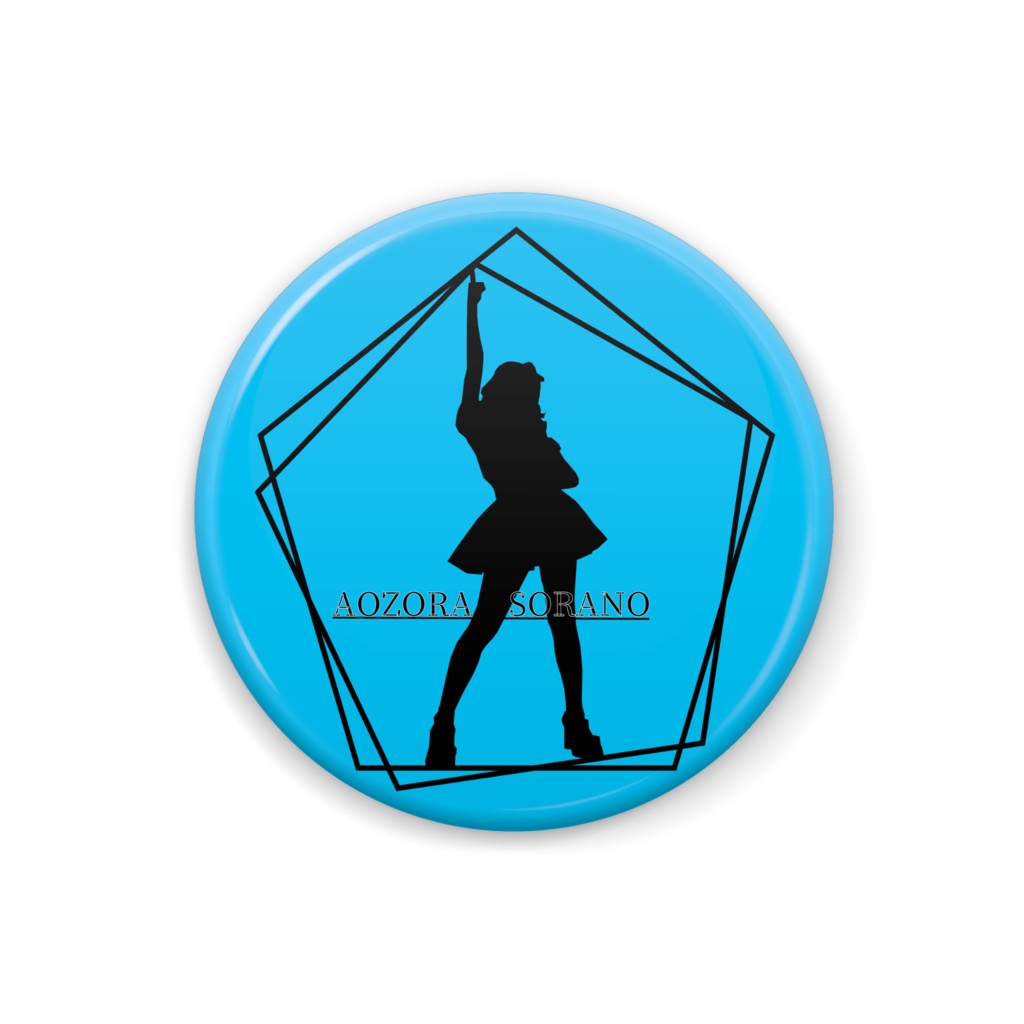 青猫特務部隊メタルシールド(缶バッジ)