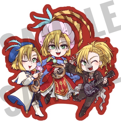 ジョニーさんの衣装バリエアクキー