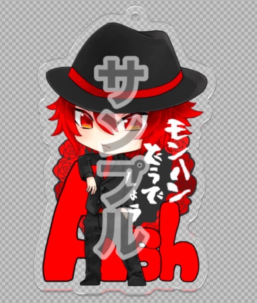 [MHD]Ashアクリルキーホルダーver.2