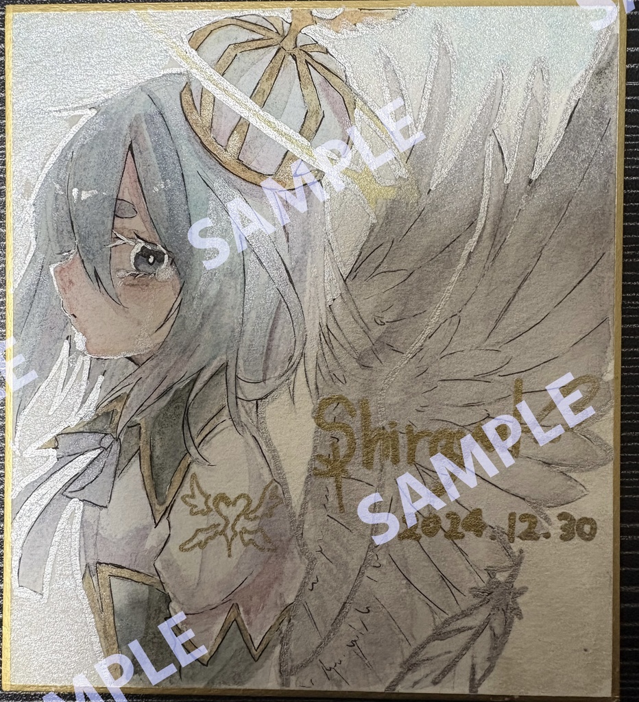【一点モノ】しらゆき❄️アナログ色紙