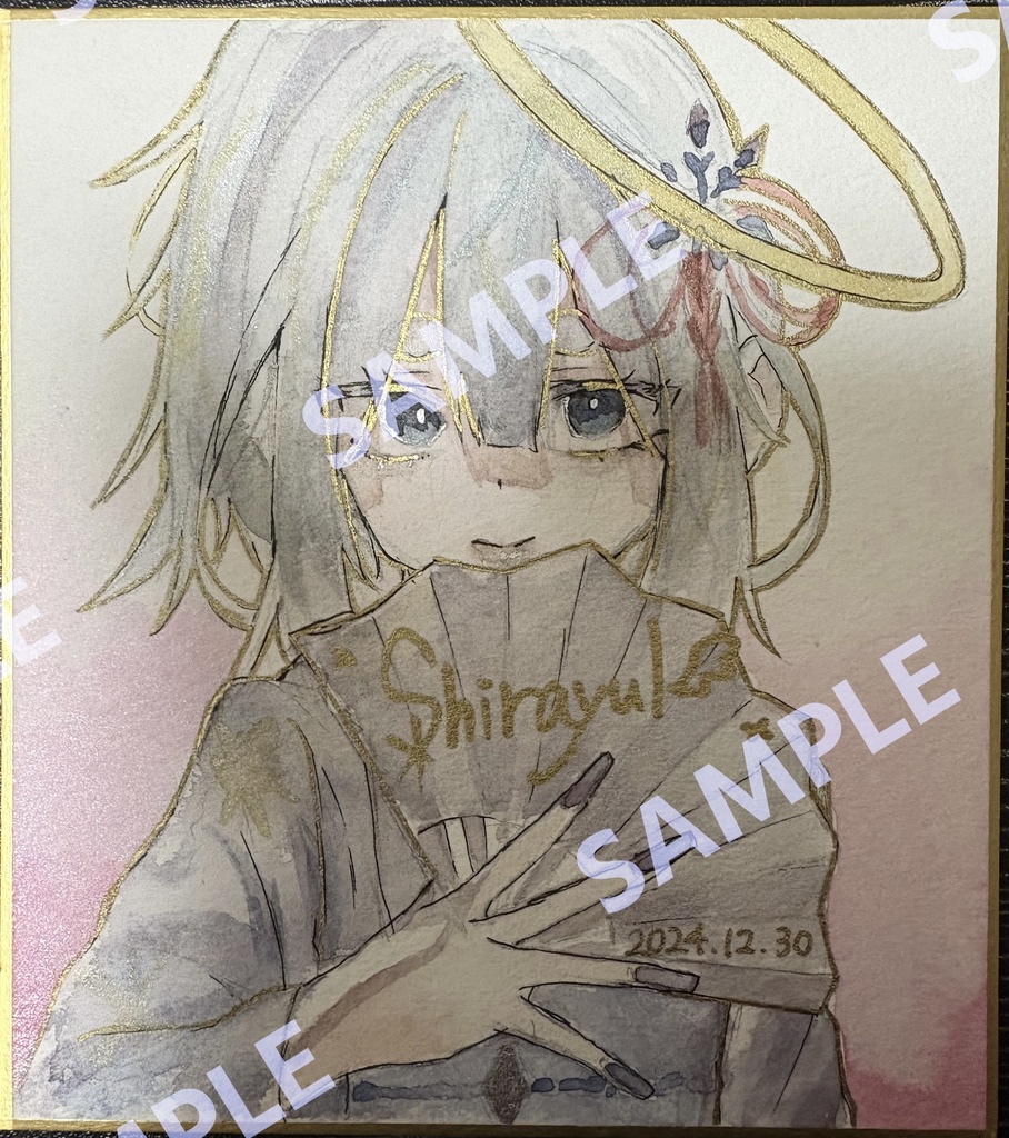 【一点モノ】しらゆき❄️アナログ色紙