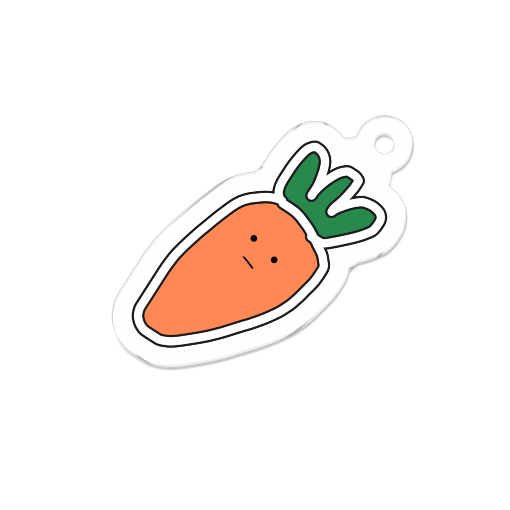 にんじんさんアクキー