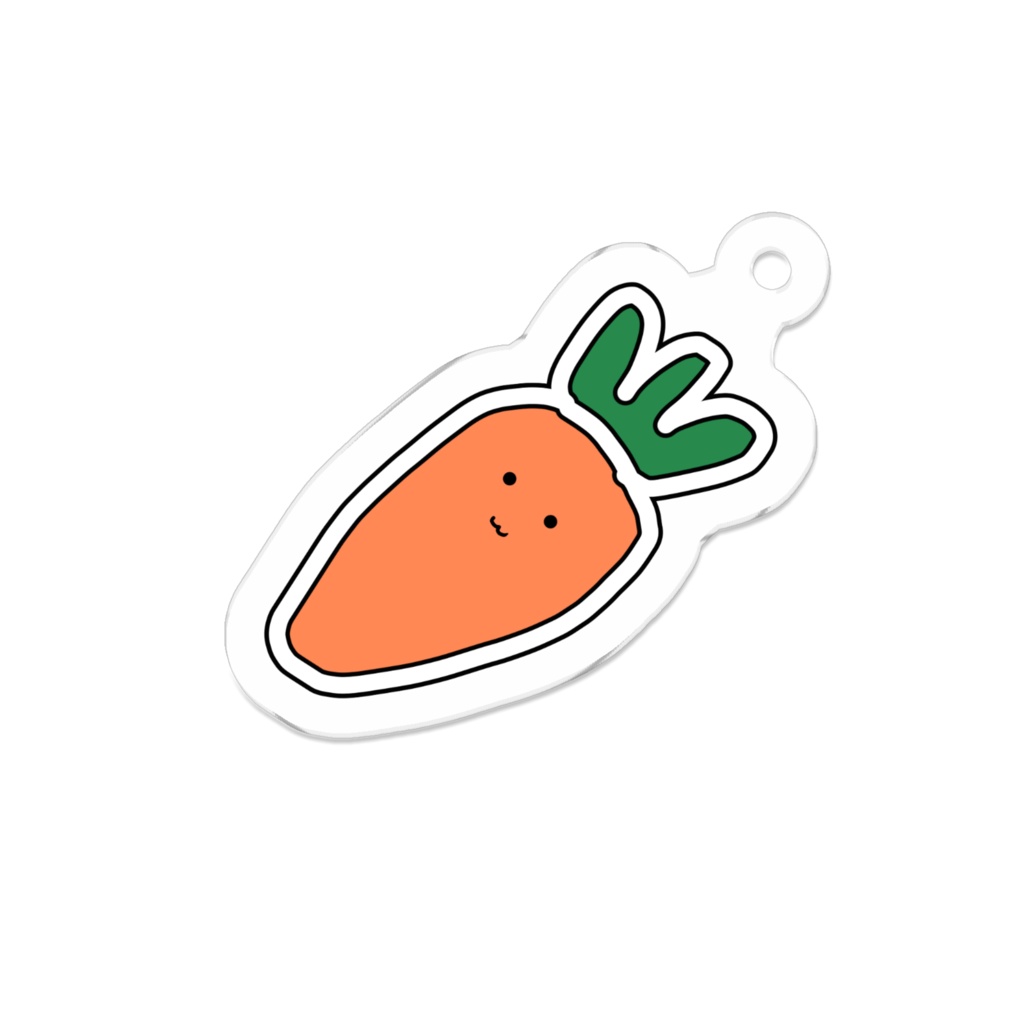 にんじんさんアクキー