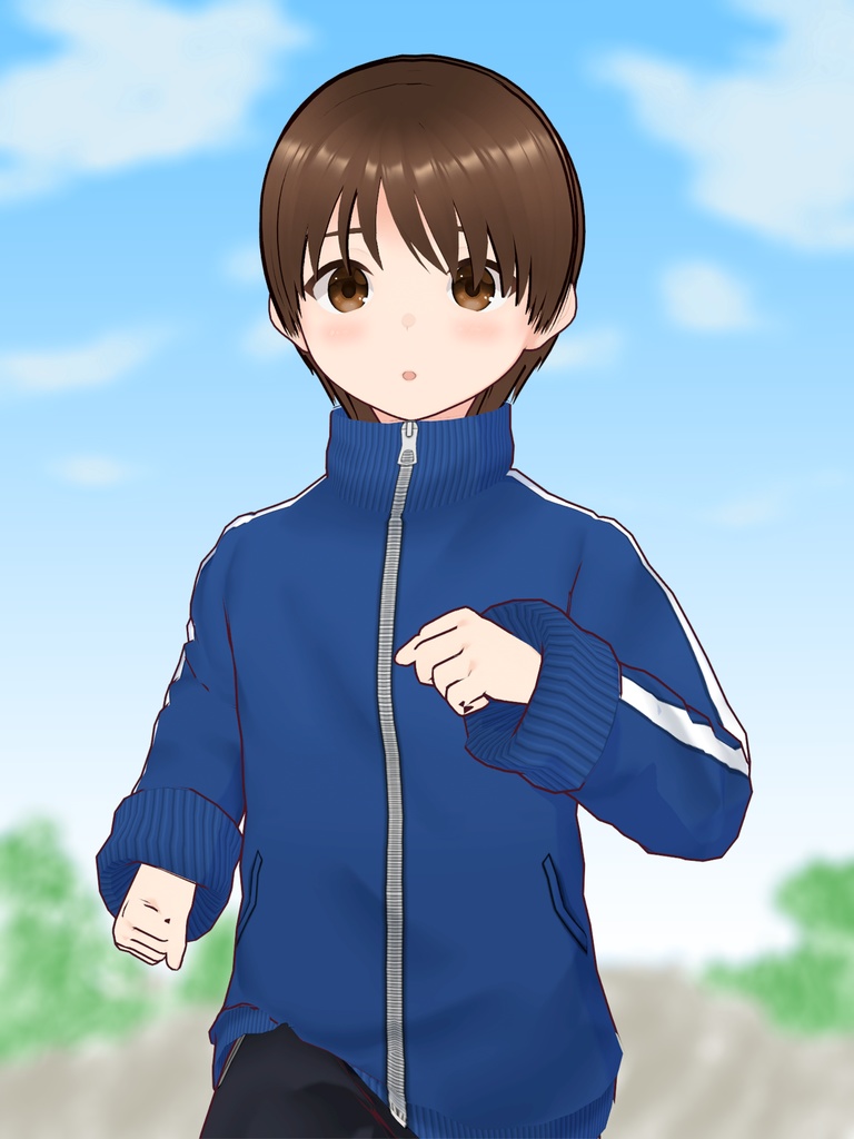 【Vroid】お手軽!ショタアバター スターターキット 学生服