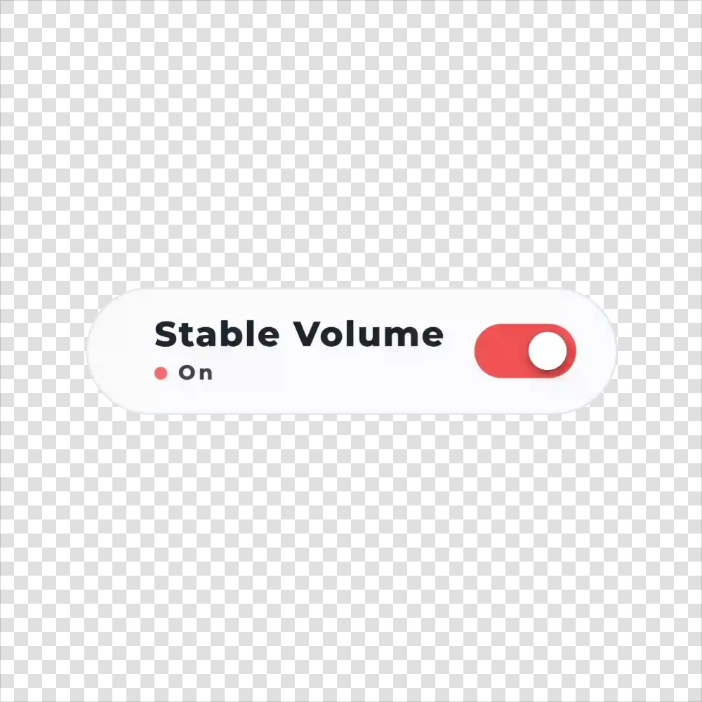 Stable Volume アニメーション(透明背景:アルファチャネル)