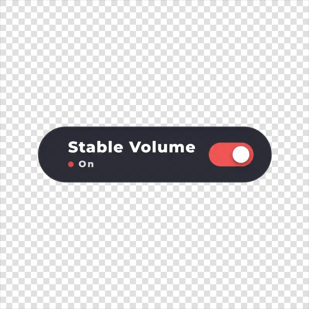 Stable Volume アニメーション(透明背景:アルファチャネル)
